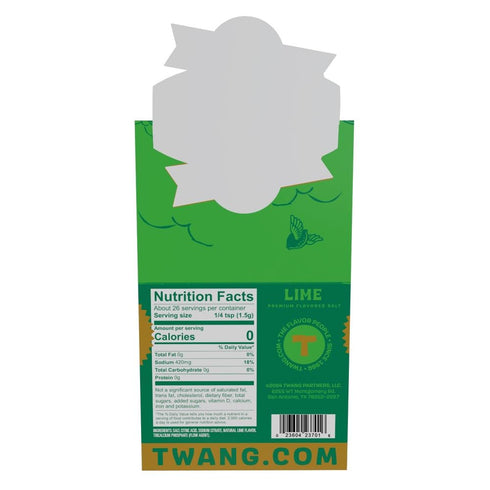 1.4 (Pack 24) Twang Flavored Beer Salt Seasoning, Lime, Toppings for Beer, Hard Seltzers, Canned Cocktails and More