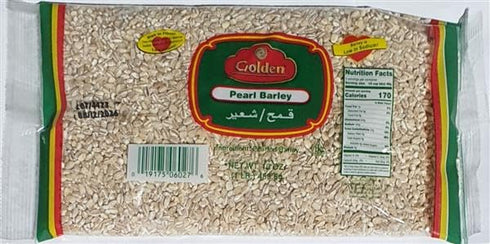 Golden Pearl Barley 1 lbs (16 oz) | Premium Whole Grain Barley