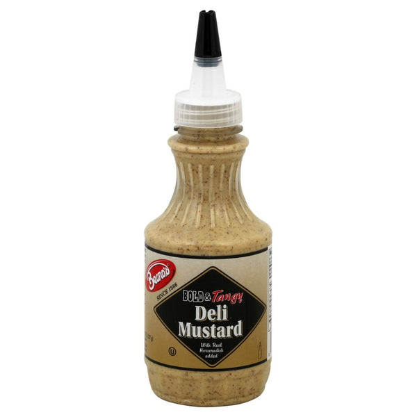 Beanos, Bold Tangy Deli Mustard, 8oz Bottle (Pack of 3)