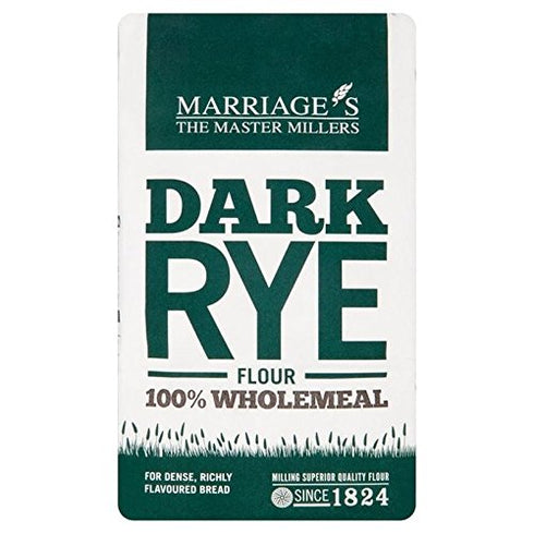 W & H Marriage Marriage's Dark Rye Flour 1kg