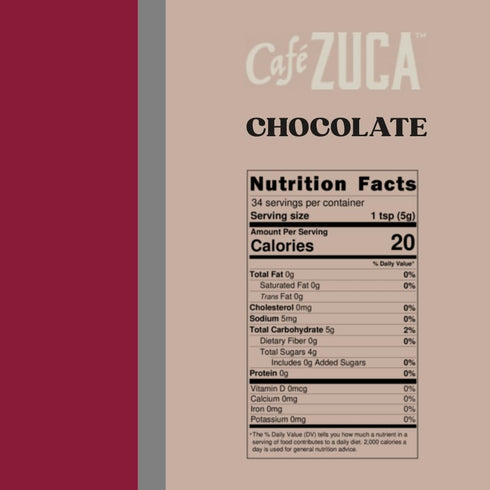 Cafe Zuca Set (6 oz (2.6 oz) Gift - Chocolate & Caramel Flavored Sugars Each) + Mini Marshmallows - Gourmet Topping
