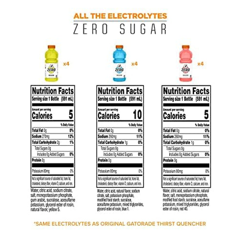 Pack 20 Oz 12 Pack Gatorade Variety Thirst Quencher, Fl Bottles