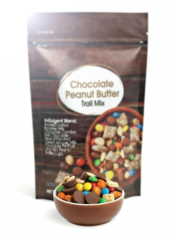 Generic Chocolate Peanut Butter Trail Mix: Roasted Peanuts, Milk Chocolate Candies, Sweet Crunchy