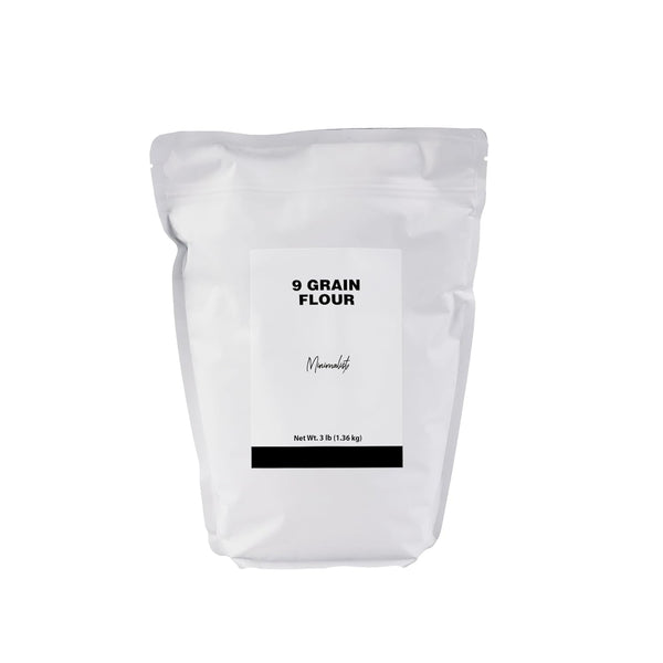 Minimalist 9 Grain Flour, Perfect for Baking and Cooking, Packaged in a