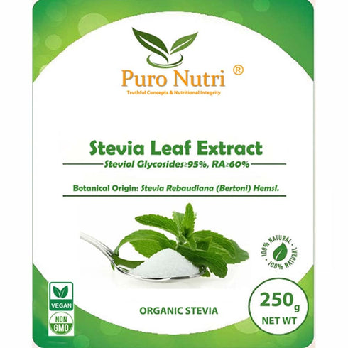 Generic Stevia Sweetener Stevia Leaf Extract Powder Sugar Substitute Steviol Glycosides 95% RA60