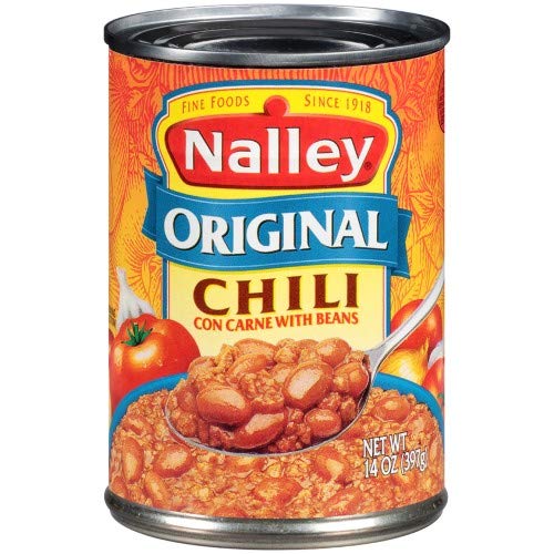 Nalley Original Chili Con Carne with Beans, 14 Ounce (Pack of 12)