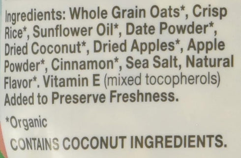 11 (Pack 4) Cascadian Farm Organic Cinnamon Apple Granola Cereal, No Added Sugar, Ounces