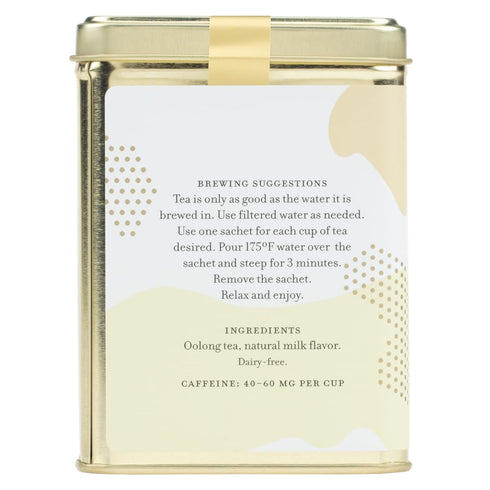 20 Harney & Sons Milky Oolong Tea, Tin of Sachets