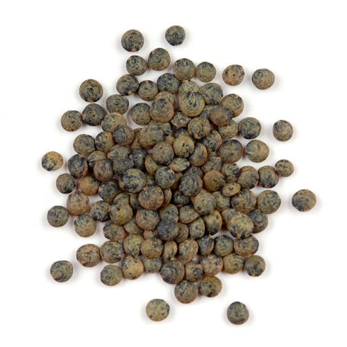 French Green Lentils, 10 lb Whole Green Lentils with Firm Texture for