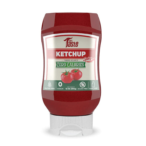 Mrs Taste Sugar Free Spicy Ketchup, 12 oz | Zero Calories, Zero Sugar, Keto Friendly, Paleo Friendly