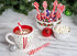 LJIF (48 BCL Candy Cane Peppermint Spoons - Edible Spoons - Hot Chocolate and Coffee - Bulk Children Christmas Favors