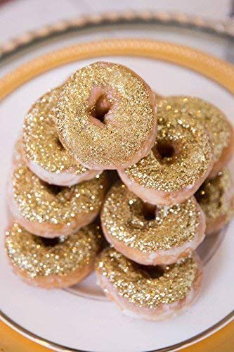 24K GOLD Luxury Cake Disco Diamond Dust - 6 grams for Cakes, Cupcakes, Cookies, Wedding Party Baking