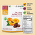 5 (Pack 6) Fruit Bliss Organic Dried Turkish Apricots, Pitted, Soft & Juicy, Non GMO, Ounces