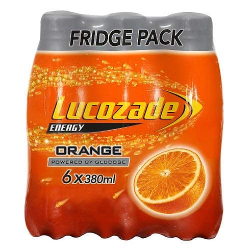 Lucozade Energy Orange 6x380ml 2280g