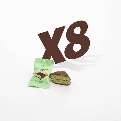 20 count 6 27 8 13 6 | Mini Dubai chocolate & candy - mini Dubai bar g and Dubai candy g - Dubai pistachio ball