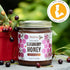 HoneyGramz 3 Pack 5.5 oz Packed Organic Elderberry Honey - Raw and Kosher Creamed Honey and Organic Elderberry in a