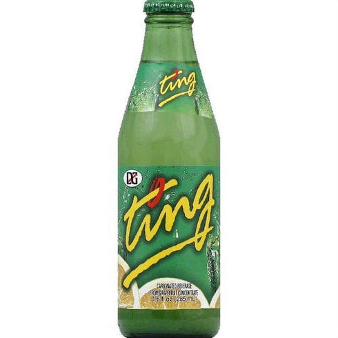Generic 10.14 oz Pack 6 Ting Sparkling Jamaican Grapefruit Flavored Beverage, Bottles