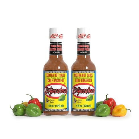 El Yucateco XXXtra Hot Habanero Sauce Authentic Mexican Chile Habanero Sauce, Extra