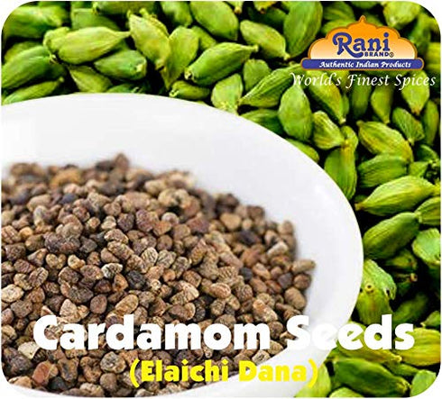 Rani Cardamom (Elachi) Decorticated Seeds, Indian Spice 7oz (200g), All Natural & Vegan