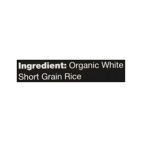 32 (Pack 5) Ocean's Halo Organic Sticky Short Grain Rice, USDA Organic, Ounces