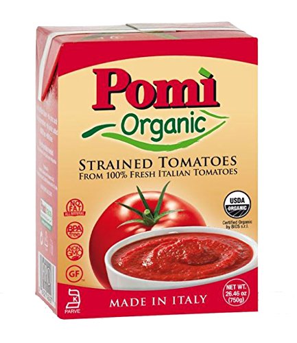Pom i Organic Strained Tomatoes 26.46 oz. (Pack of 2)