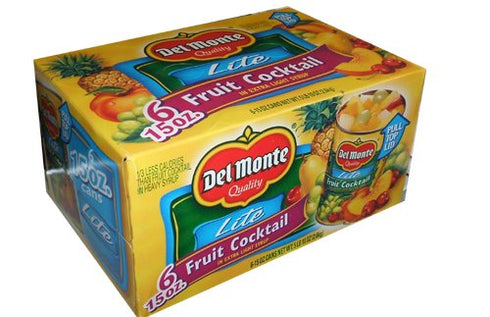 Del Monte, Lite, Fruit Cocktail in Extra Light Syrup, 15oz Can (Pack