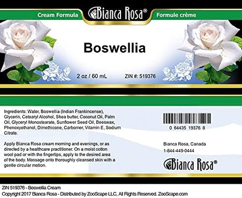 Bianca Rosa (2 oz, 519376) Boswellia Cream ZIN: