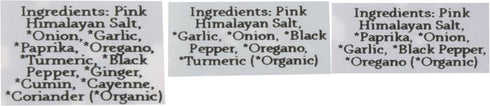 3-Bottle Set Primal Palate Organic Spices - Signature Blends Gift