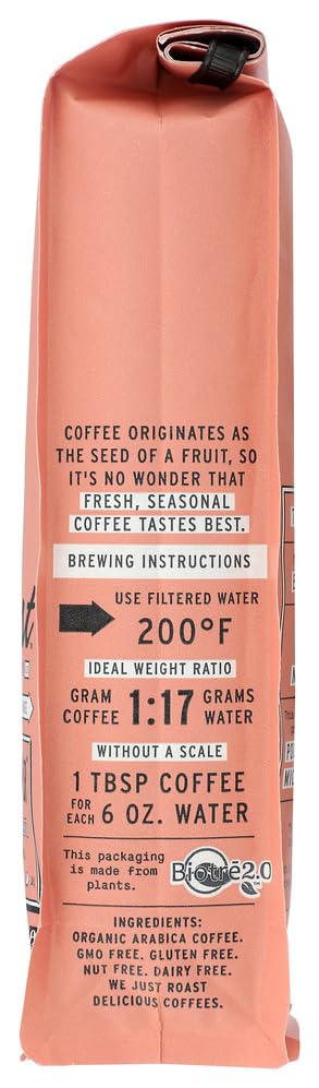Forecast Coffee Company 12 OZ Organic Pedal Pusher Whole Bean Coffee