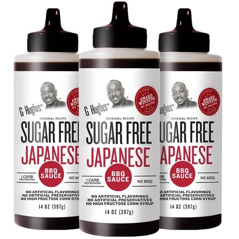 G Hughes Sugar Free Japanese BBQ Sauce - Gluten Free Japanese Barbecue