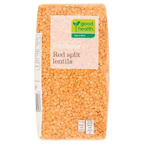 Waitrose Love Life Red Split Lentils 500g