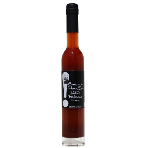 375ml/12.7oz OMG! Oils: Cinnamon Pear-Lime White Balsamic Vinegar (Perfect for Dipping, Marinades, Glazing