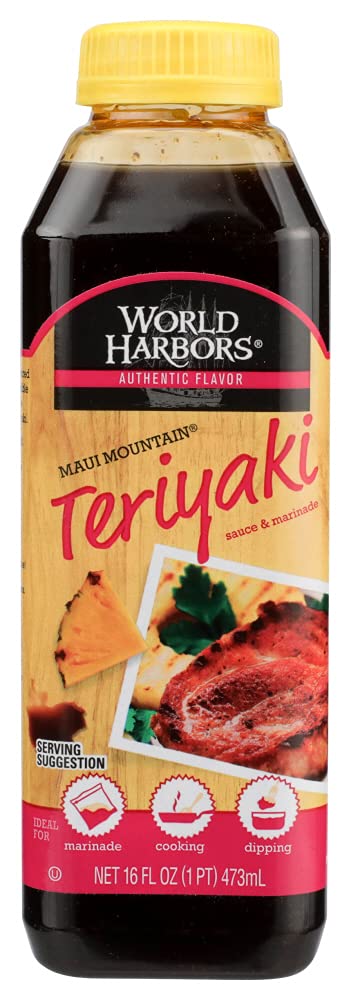World Harbors Maui Mountain Teriyaki Marinade & Sauce - 16 oz (Pack