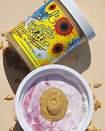 Laurel’s Sunflower Butter, NUT FREE, High Protein, Keto Friendly, Low Carb, Gluten & Preservatives Free, 8 Oz