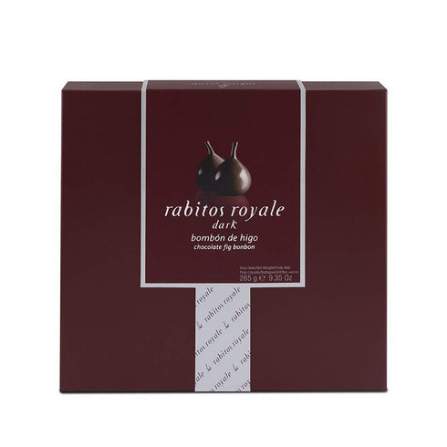 Rabitos Royale 15 Piece Dark Chocolate Covered Fig Bonbons Gift Box (9.35oz