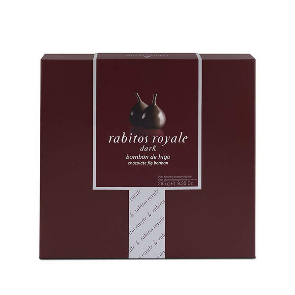 Rabitos Royale 15 Piece Dark Chocolate Covered Fig Bonbons Gift Box (9.35oz