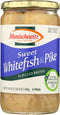 Manischewitz Whitefish & Pike Sweet No MSG, 24-Ounce (Pack of 3)