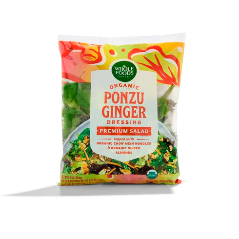 Whole Foods Market Organic Ponzu Ginger Salad Kit, 7.2 Ounce
