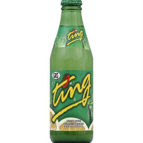 Generic 10.14oz (Pack 4 40.56 Oz) Ting, Sparkling Jamaican Grapefruit Flavored Beverage, Glass Bottle of Total of Fl