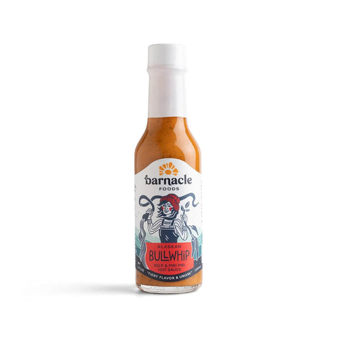 Barnacle Foods Bullwhip Kelp Hot Sauce | Made in Alaska | 1 Pack, Delicious Umami Flavor & Medium Heat