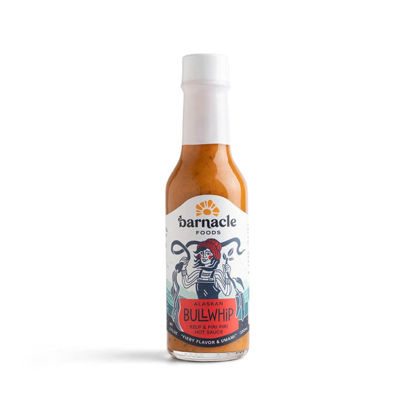 Barnacle Foods Bullwhip Kelp Hot Sauce | Made in Alaska | 1 Pack, Delicious Umami Flavor & Medium Heat