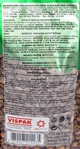 907g Vispak Zlatna Dzezva Ground Coffee, Regular Coffee