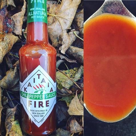 Kaitaia Fire Chili Pepper Hot Sauce from New Zealand, Made with Organically Grown Cayenne Chilis