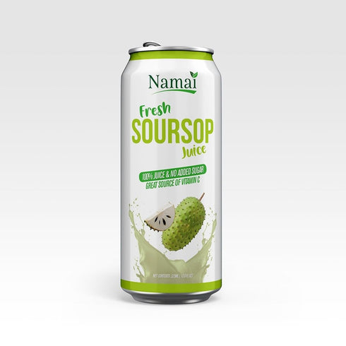 24-Pack Namai Pure Soursop Juice, No Added Sugar