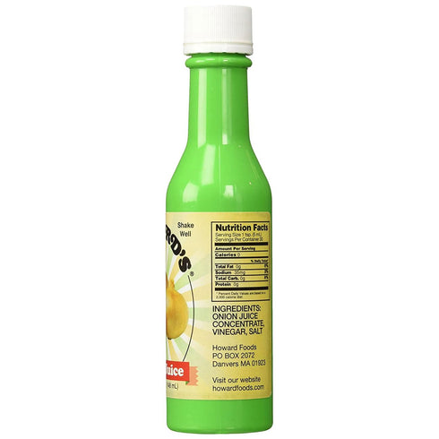 5 oz Howards Onion Juice, fl | Pure Liquid Onion Seasoning | All-Natural Flavor Enhancer for Cooking, Marinades