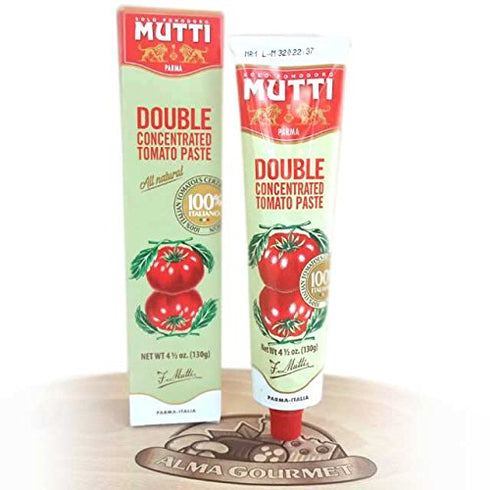 Mutti Double Concentrated Italian Tomato Paste Tube 130 Gram