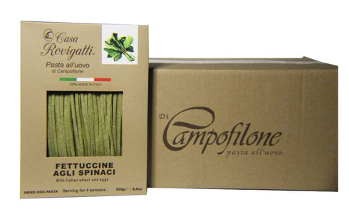 (Pack 4) 8.8 250 Fettuccine With Spinach of - Italian Fettuccine Pasta Agli Spinaci From the region of Di Campofilone