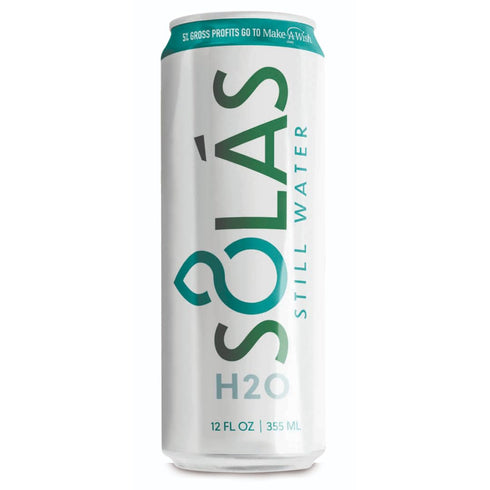 Sls H2O Still Water 12oz Aluminum Water Cans with Recyclable Design Purified