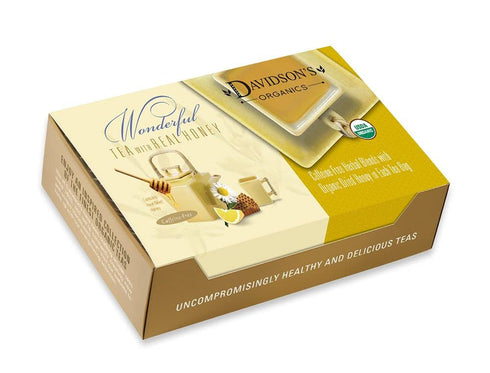 100-count Davidson's Organics, Assorted Honey Tea, Individually Wrapped Tea Bags