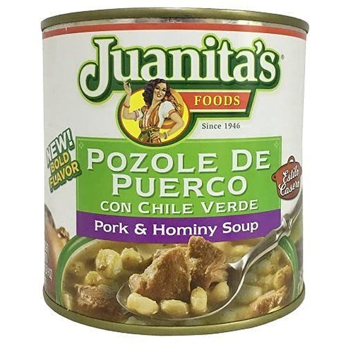 Pozole 25 (Pack 2) Juanita's Green Pork & Hominy Ounce